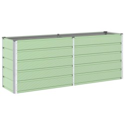 Jardinière Vert pastel 195 x 50 x 77 cm Acier galvanisé 512183512183
