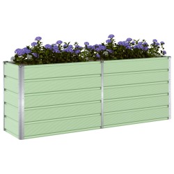 Jardinière Vert pastel 195 x 50 x 77 cm Acier galvanisé 512183512183