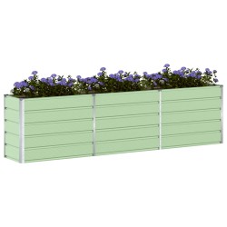 Jardinière Vert pastel 290 x 90 x 77 cm Acier galvanisé 512185512185