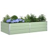 Jardinière Vert pastel 195 x 100 x 45 cm Acier galvanisé 512188512188
