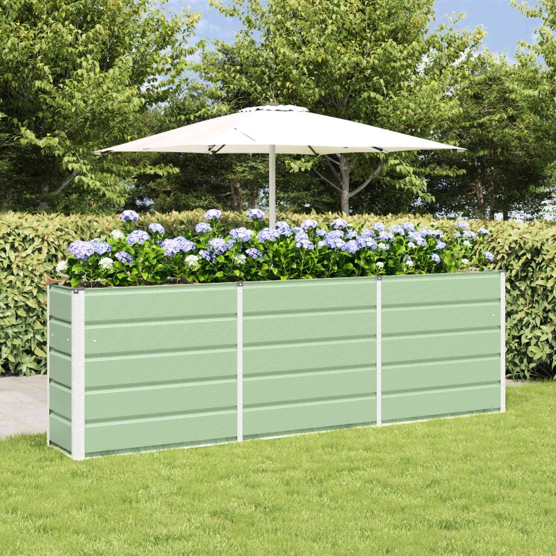 Jardinière Vert 240 x 40 x 75 cm Acier 512192512192