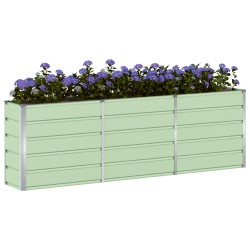 Jardinière Vert 240 x 40 x 75 cm Acier 512192512192