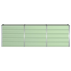Jardinière Vert 240 x 40 x 75 cm Acier 512192512192