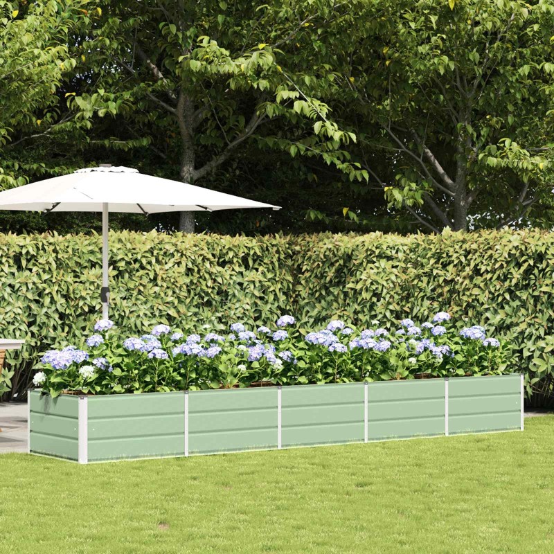 Jardinière Vert 400 x 80 x 45 cm Acier 512193512193