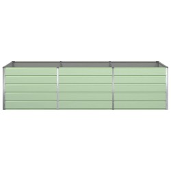 Jardinière Vert pastel 290 x 100 x 75 cm Acier galvanisé 512196512196