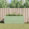 Jardinière Vert pastel 195 x 100 x 75 cm Acier galvanisé 512198512198