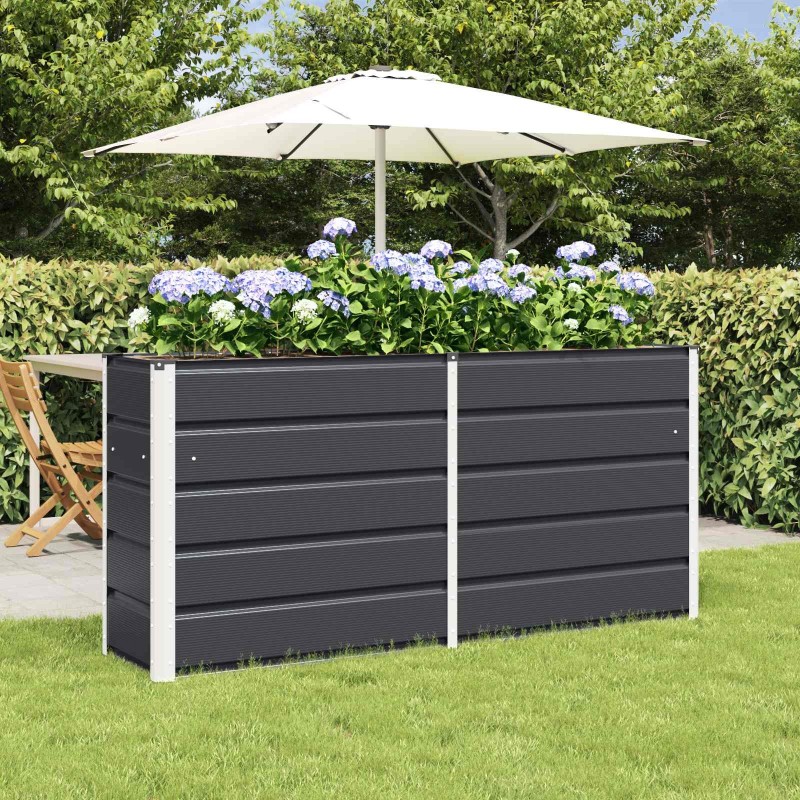 Jardinière Anthracite 160 x 40 x 75 cm Acier 512200512200