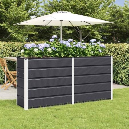 Jardinière Anthracite 160 x 40 x 75 cm Acier 512200512200