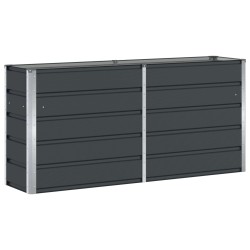 Jardinière Anthracite 160 x 40 x 75 cm Acier 512200512200