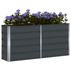 Jardinière Anthracite 160 x 40 x 75 cm Acier 512200512200