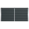Jardinière Anthracite 160 x 40 x 75 cm Acier 512200512200