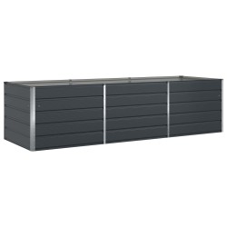Jardinière Anthracite 290 x 100 x 75 cm Acier galvanisé 512202512202
