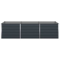 Jardinière Anthracite 290 x 100 x 75 cm Acier galvanisé 512202512202