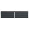 Jardinière Anthracite 195 x 50 x 45 cm Acier galvanisé 512203512203