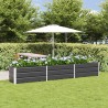 Jardinière Anthracite 290 x 50 x 45 cm Acier galvanisé 512204512204