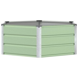 Jardinière Vert Pastel 129 x 129 x 45 cm Acier 512205512205