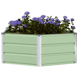 Jardinière Vert Pastel 129 x 129 x 45 cm Acier 512205512205