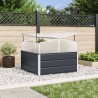 Jardinière Anthracite 100 x 100 x 77 cm Acier galvanisé 512206512206