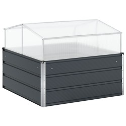Jardinière Anthracite 100 x 100 x 77 cm Acier galvanisé 512206512206