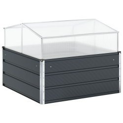 Jardinière Anthracite 100 x 100 x 77 cm Acier galvanisé 512206512206