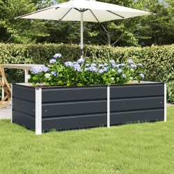 Jardinière Anthracite 160 x 80 x 45 cm Acier 512207512207