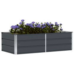 Jardinière Anthracite 160 x 80 x 45 cm Acier 512207512207