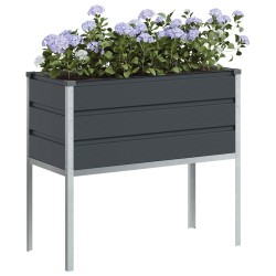 Jardinière Anthracite 100 x 45 x 90 cm Acier galvanisé 512208512208