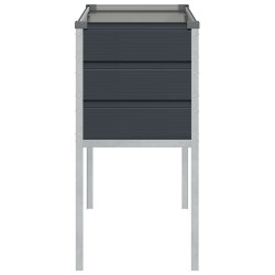 Jardinière Anthracite 100 x 45 x 90 cm Acier galvanisé 512208512208
