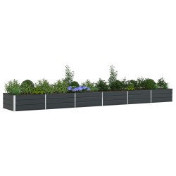 Jardinière Anthracite 580 x 100 x 45 cm Acier galvanisé 512209512209