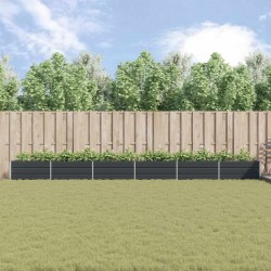 Jardinière Anthracite 580 x 100 x 45 cm Acier galvanisé 512209512209