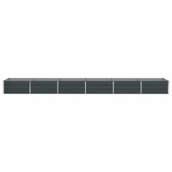 Jardinière Anthracite 580 x 100 x 45 cm Acier galvanisé 512209512209