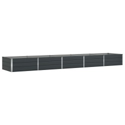 Jardinière Anthracite 480 x 100 x 45 cm Acier galvanisé 512210512210