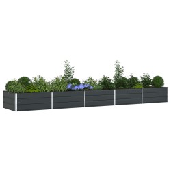 Jardinière Anthracite 480 x 100 x 45 cm Acier galvanisé 512210512210