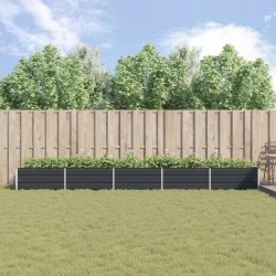 Jardinière Anthracite 480 x 100 x 45 cm Acier galvanisé 512210512210