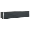 Jardinière Anthracite 385 x 100 x 75 cm Acier galvanisé 512211512211