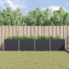Jardinière Anthracite 385 x 100 x 75 cm Acier galvanisé 512211512211