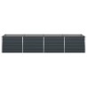 Jardinière Anthracite 385 x 100 x 75 cm Acier galvanisé 512211512211
