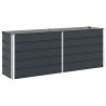 Jardinière Anthracite 195 x 50 x 75 cm Acier galvanisé 512214512214