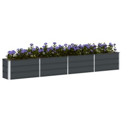 Jardinière Anthracite 320 x 40 x 45 cm Acier 512215512215