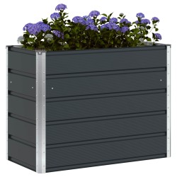 Jardinière Anthracite 100 x 50 x 75 cm Acier galvanisé 512216512216