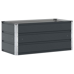 Jardinière Anthracite 100 x 50 x 45 cm Acier galvanisé 512217512217