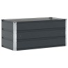 Jardinière Anthracite 100 x 50 x 45 cm Acier galvanisé 512217512217