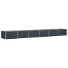 Jardinière Anthracite 480 x 80 x 45 cm Acier 512218512218