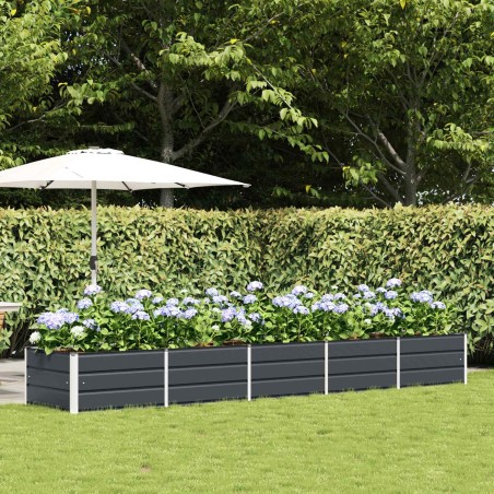 Jardinière Anthracite 400 x 80 x 45 cm Acier 512219512219
