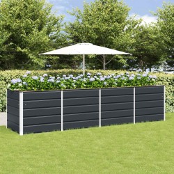 Jardinière Anthracite 320 x 80 x 75 cm Acier 512220512220