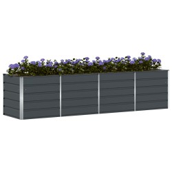 Jardinière Anthracite 320 x 80 x 75 cm Acier 512220512220