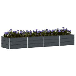 Jardinière Anthracite 320 x 80 x 45 cm Acier 512221512221