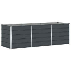 Jardinière Anthracite 240 x 80 x 75 cm Acier 512222512222