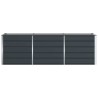 Jardinière Anthracite 240 x 80 x 75 cm Acier 512222512222