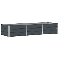 Jardinière Anthracite 240 x 80 x 45 cm Acier 512223512223